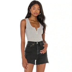 All Saints Gray Bodysuit